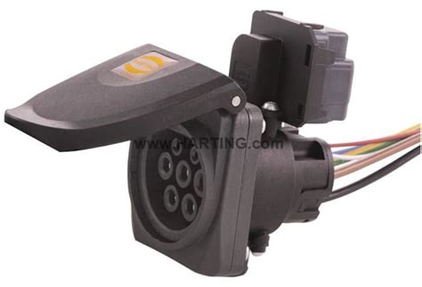 61132130371 HARTING | HARTING, Type 2 Charging Inlet Socket, 32A 480 V ...