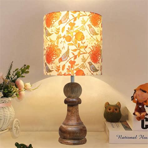 Buy HOMESAKE Wooden Table Lamp from Homesake at just INR 2398.0