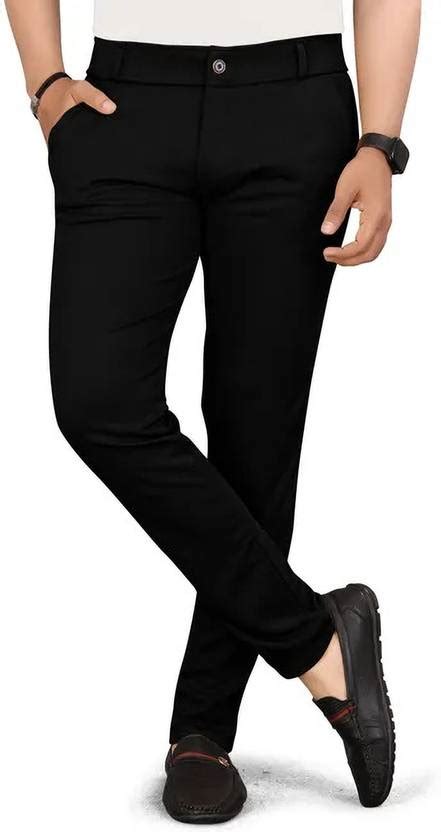 COMBRAIDED Regular Fit Men Black Trousers - Buy COMBRAIDED Regular Fit ...