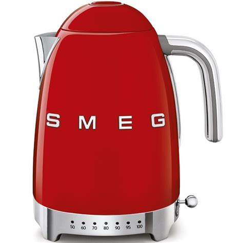 SMEG Variable Temp Kettle 1.7L Red 50's Retro | Crate and Barrel KSA