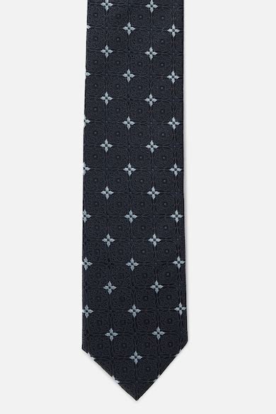 Buy Men Black Embroidered Tie Online - 39627039 | Louis Philippe