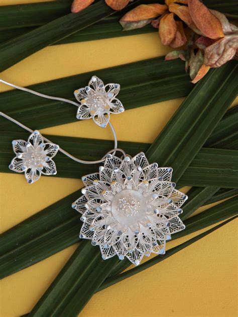 Silver Pendant online for women | Silverlinings | Handmade Filigree