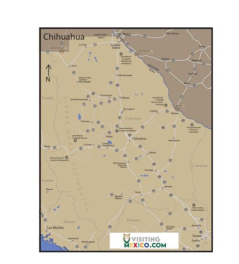 Chihuahua Maps | Visiting Mexico