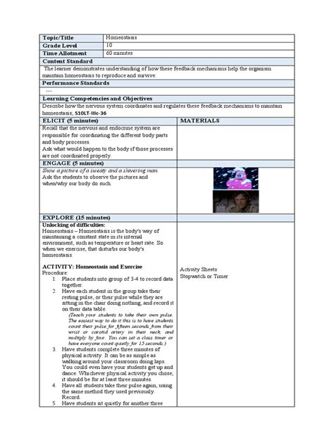 Homeostasis Free Science Lessons 的图像结果