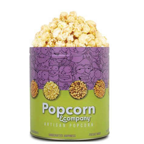 Popcorn & Company Cream Cheese Popcorn, Party Pack Tin, 600 gm : Amazon ...