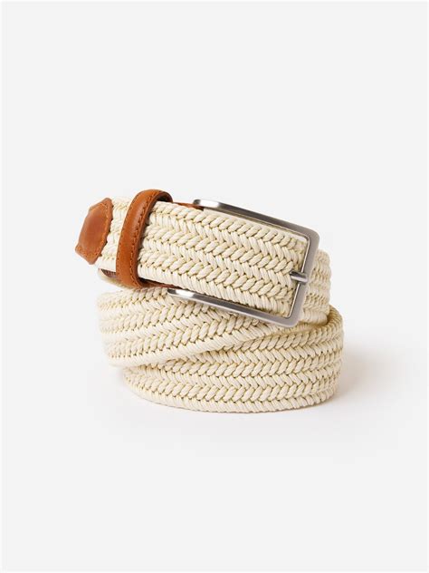 Peter Millar Crown Men's Waxed Braided Belt | $130.00 | Saint Bernard
