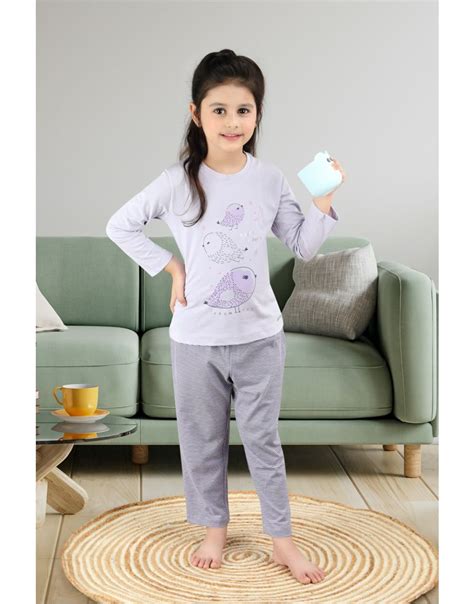 Lavender girl night suit