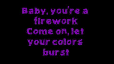 Lyrics Katy Perry - Firework - YouTube