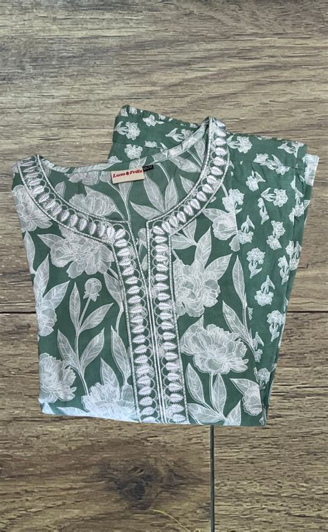 Premium Jaipur Cotton Kurti Sets|Laces and Frills | Laces and Frills