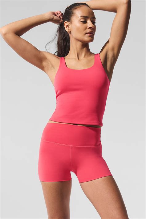 Alo Softsculpt Precision Tank - Candy Red | Alo Yoga