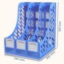 Flipkart.com | DaKos 3 Compartments Plastic File Rack, File Folder ...