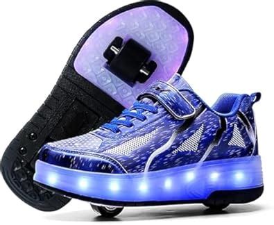 Buy XAQA Upgraded USB Rechargeable Sparkle Skate LED Light up shoes ...