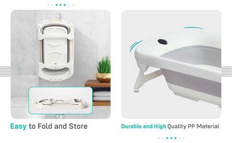 Bubble Double Smart Baby Bath Tub with Temperature Plug