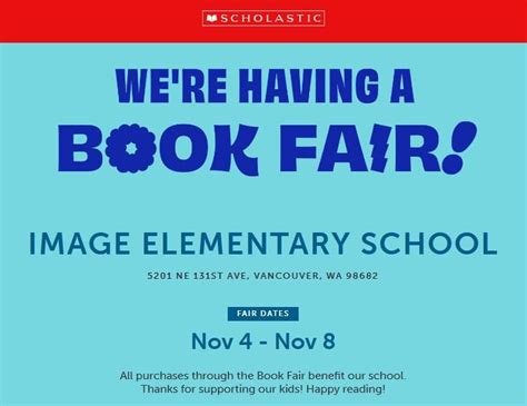 Scholastic Book Fair (Fall), 5201 NE 131st Avenue, Vancouver, WA ...
