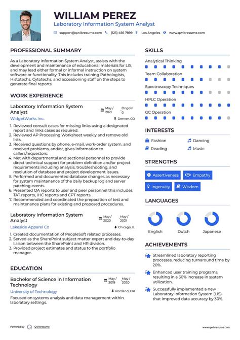 Laboratory Information System Analyst at Betty Sansbury blog
