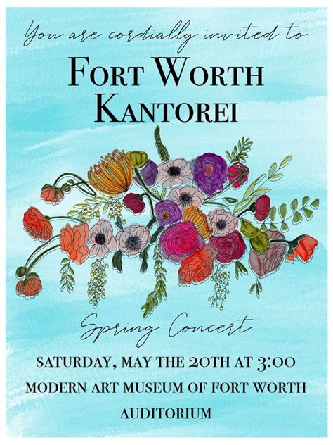 Fort Worth Kantorei Spring Concert, The Modern Art Museum of Fort Worth ...