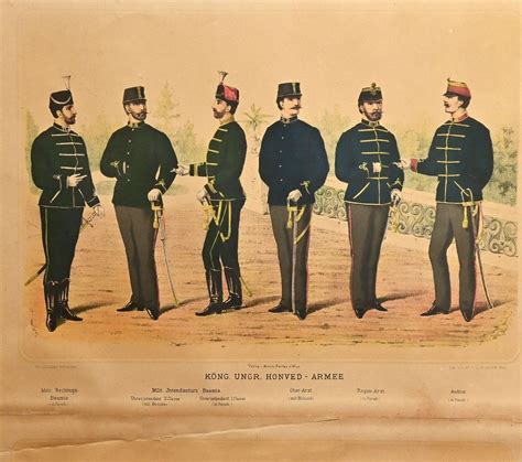 Proantic: The Military Uniforms, Color Lithographic Prints, Early 1900