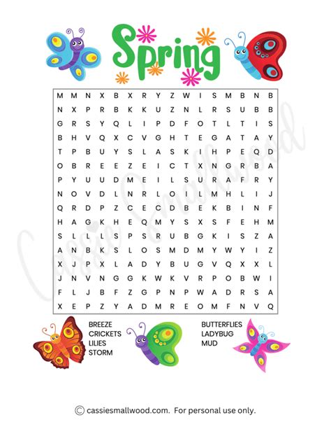 Spring Word Find 的图像结果
