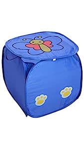 Design Villa Blue Color Multipurpose Foldable Laundry Bag (18 inch ...