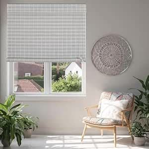 RK DECOR Bamboo Window Blind PVC Roll 4 Feet Width X 8 Feet Height ...