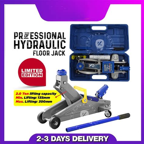 [Free Shipping] 2 Ton Hydraulic Portable Floor Jack With Box (Jack ...