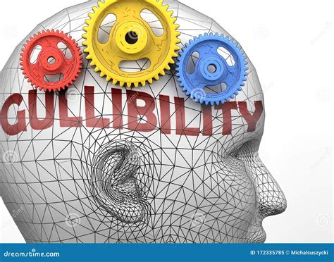 Gullibility and Human Mind - Pictured As Word Gullibility Inside a Head ...