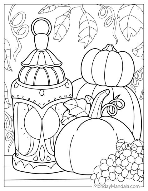 Autumn Coloring Pages For Adults