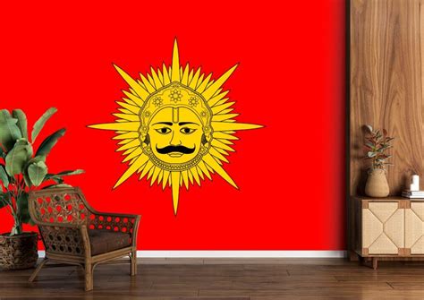 Sun Emblem From The Statue of Maharana Pratap Wallpaper for Wall ...