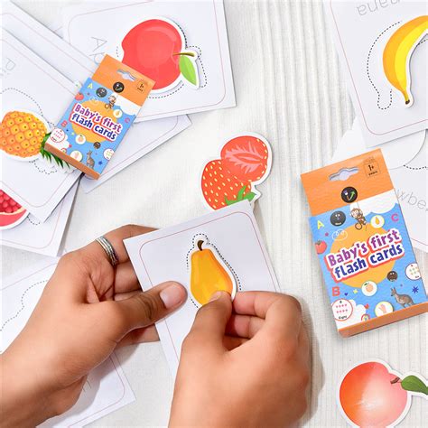 JoGenii|Baby's-First-Fruits-Flash-Cards-|ILearnNGrow