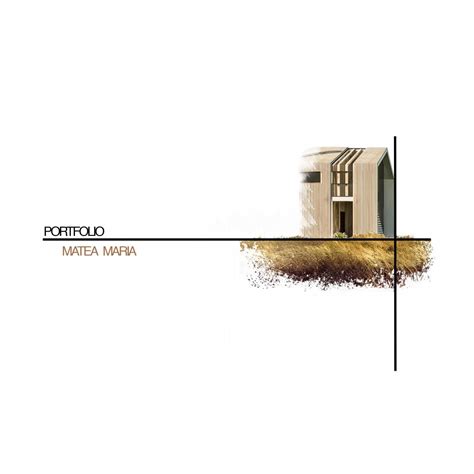 architecture portfolio title page