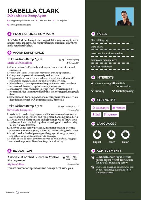 10+ Delta Airlines Ramp Agent Resume Samples & Templates for 2025