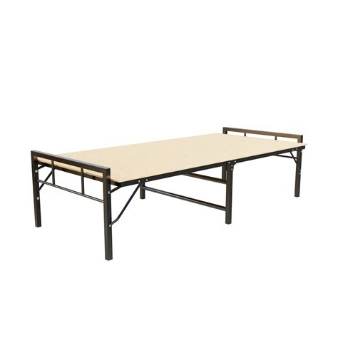 ALIJA Smart Modern Design Heavy Duty Plywood Folding Metal Single Bed ...