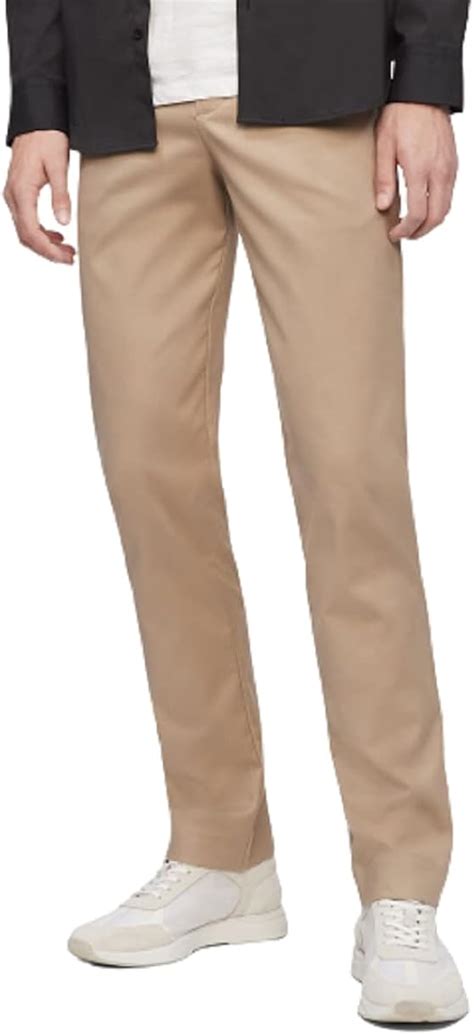 Buy Calvin Klein Men's Modern Stretch Wrinkle Resistant Chino Pants in ...