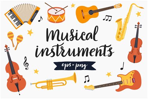 Image result for Clip Art of Musical Instruments