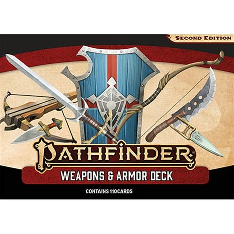 Pathfinder: Weapons & Armor Deck - Open Gaming Store