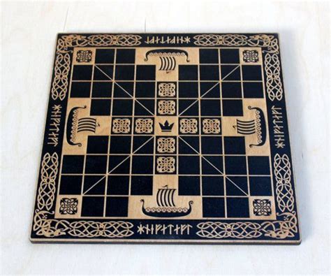 Tafl Hnefatafl Vikings Board Game Tablut Kings Table | Etsy | Juegos de ...