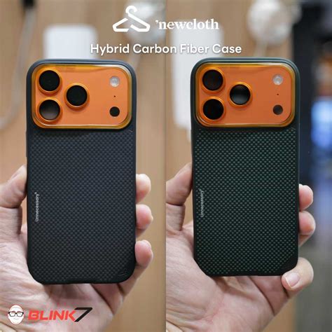 New Cloth Hybrid Carbon Fiber Case ใช้สำหรับ iPhone 17 Pro & 17 Pro Max ...