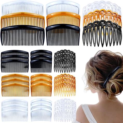 Amazon.com : 27 Pieces Hair Side Combs French Twist Hair Comb ...