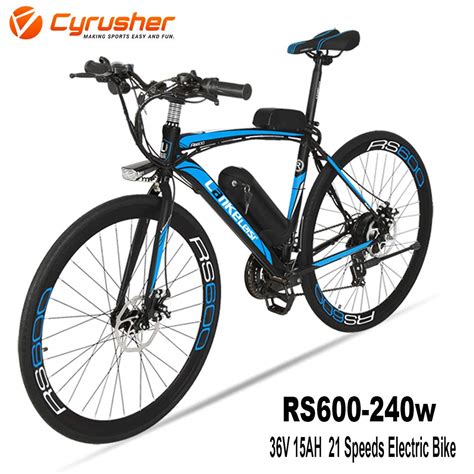 Buy Cyrusher RS600 Mans 50cm x 700c Road Bike 21 Speeds Electric Bike ...