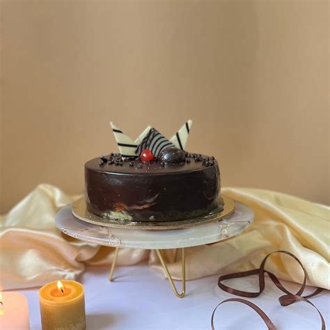 HOMEARTE INDIA Round Agate Stone Cake Stand with Metal Stand 10-Inch ...