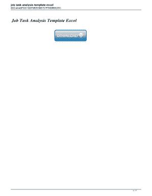 Image result for Task Analysis Template Excel