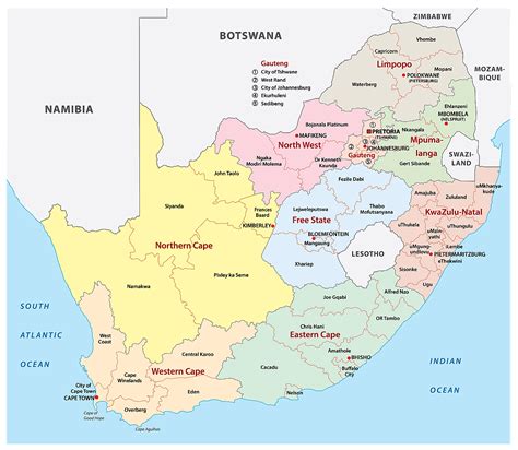 A Comprehensive Look At South Africa’s Provincial Map - Sundance Resort ...