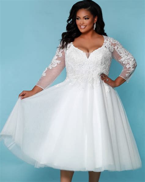 Plus Size Vintage Wedding Dresses With Sleeves - plus size retro wedding dress
