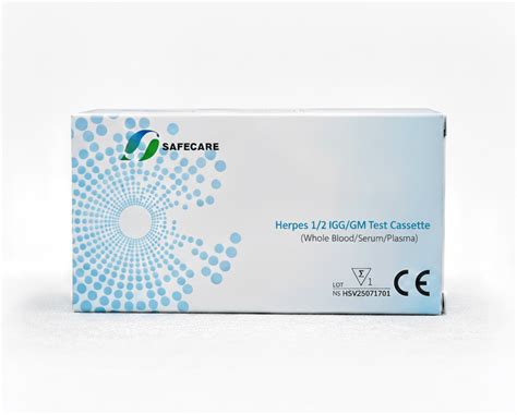 Herpes 1/2 IgG & IgM Combo Test Cassette – Safe Care Kit