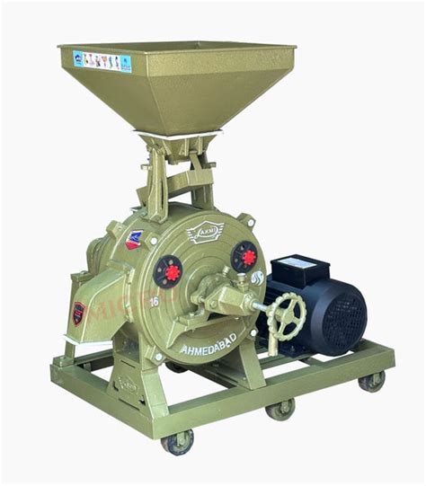 16 inch Flour Mill Price 16 इंच आटा चक्की मशीन 5 HP Single Phase Comme ...