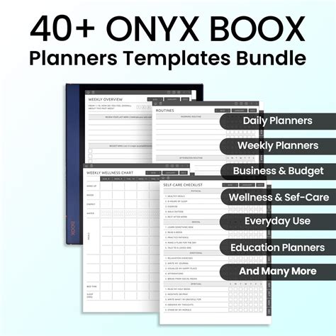 40+ Onyx Boox Planners Template Bundle – CreativeRino