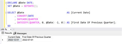 Image result for SQL 1 Year Before Date