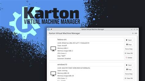 Image result for Virtual Machine Manager Linux GTK