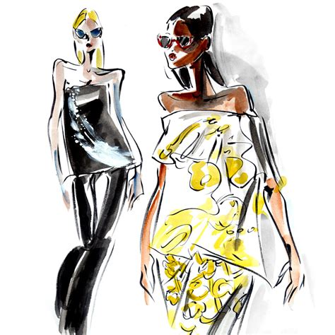 Image result for Runway Model Drawing