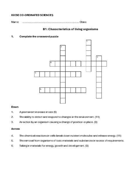Produced By Living Organisms Crossword Clue